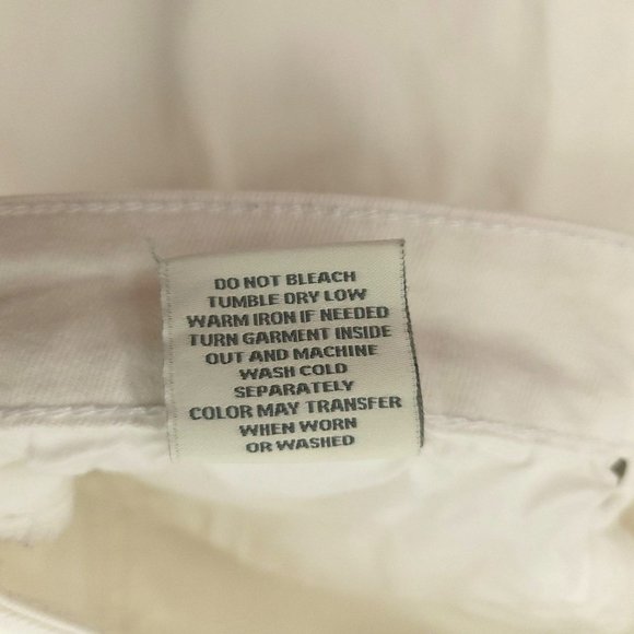 Torrid Skinny Distressed Crop Capri Jeans Womens Plus Size 26 Stretch Raw Hem - Picture 12 of 12